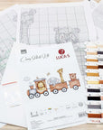 Cross Stitch Kit Luca - S - Train Journey, B1190 - Luca - S Yarns