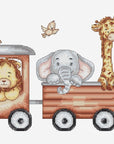 Cross Stitch Kit Luca - S - Train Journey, B1190 - Luca - S Yarns