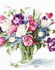 Cross Stitch Kit Luca - S - Tulips Vase, B2261 - Luca - S Yarns