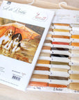Cross Stitch Kit Luca - S - Two dogs under an umbrella, B550 - Luca - S Yarns