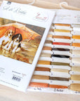 Cross Stitch Kit Luca - S - Two dogs under an umbrella, B550 - Luca - S Yarns