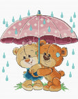 Cross Stitch Kit Luca - S - Under Umbrella, B1178 - Luca - S Yarns