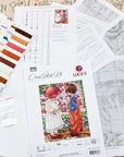 Cross Stitch Kit Luca - S - Valentine's Treasure, B2407 - Luca - S Yarns