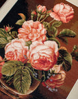 Cross Stitch Kit Luca - S - Vase of roses, B488 - Luca - S Yarns