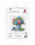 Cross Stitch Kit Luca - S - Vase with Hydrangea, B7033 - Luca - S Yarns