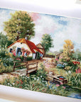 Cross Stitch Kit Luca - S - Village landscape, BU4011 - Luca - S Yarns