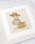 Cross Stitch Kit Luca - S - Walk with the dog, B1074 - Luca - S Yarns