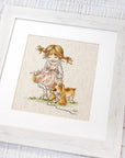 Cross Stitch Kit Luca - S - Walk with the dog, B1074 - Luca - S Yarns