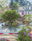 Cross Stitch Kit Luca - S - Waterside Tea, B2381 - Luca - S Yarns
