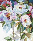 Cross Stitch Kit Luca - S - White roses, B2400 - Luca - S Yarns