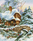 Cross Stitch Kit Luca - S - Winter landscape BU5001 - Luca - S Yarns