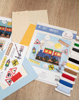 Cross Stitch Kit Luca - S - X05 Train - Luca - S Yarns