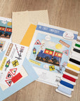Cross Stitch Kit Luca - S - X05 Train - Luca - S Yarns