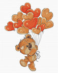 Cross Stitch Kit - Teddy Bear, B1176 - Luca - S Yarns