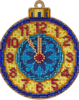 Cross Stitch Kit with Beads on Wood - Luca - S Yarns