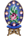 Cross Stitch Kit with Beads on Wood - Luca - S Yarns