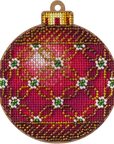 Cross Stitch Kit with Beads on Wood - Luca - S Yarns