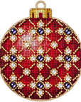 Cross Stitch Kit with Beads on Wood - Toys Needlecraft on Wood - Luca - S Yarns