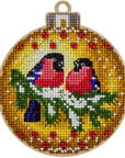 Cross Stitch Kit with Beads on Wood - Toys Needlecraft on Wood - Luca - S Yarns