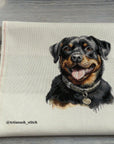 Cross Stitch Kit with Hoop Included Luca - S - Rottweiler, BC229 - Luca - S Yarns