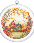 Cross Stitch Kit with Hoop Included Luca - S - The Autumn, BC221 - Luca - S Yarns