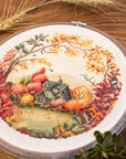 Cross Stitch Kit with Hoop Included Luca - S - The Autumn, BC221 - Luca - S Yarns