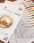 Cross Stitch Kit with Hoop Included Luca - S - The Autumn, BC221 - Luca - S Yarns