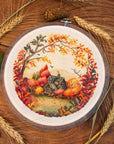 Cross Stitch Kit with Hoop Included Luca - S - The Autumn, BC221 - Luca - S Yarns