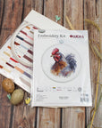 Cross Stitch Kit with Hoop Included Luca - S - The Cock, BC217 - Luca - S Yarns