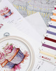 Cross Stitch Kit with Hoop Included Luca - S - The Cupcakes, BC215 - Luca - S Yarns