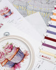 Cross Stitch Kit with Hoop Included Luca - S - The Cupcakes, BC215 - Luca - S Yarns