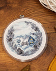 Cross Stitch Kit with Hoop Included Luca - S - The Winter, BC218 - Luca - S Yarns