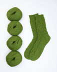 Emerald Trellis Socks - Luca - S Yarns