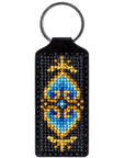 Key Chain Needlecraft Kit - Cross Stitch Kit on Leather - Luca - S Yarns
