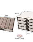 Luca - S Mouline Organizer - OL - 03 Organizer Box 4 Luca - S Mouline 520 colors - Luca - S Yarns