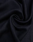Luca - S Natural Pure 100% Linen Soft Fabric Black Color - Luca - S Yarns