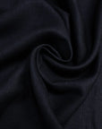 Luca - S Natural Pure 100% Linen Soft Fabric Black Color - Luca - S Yarns