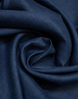 Luca - S Natural Pure 100% Linen Soft Fabric Navy Color - Luca - S Yarns