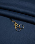 Luca - S Natural Pure 100% Linen Soft Fabric Navy Color - Luca - S Yarns