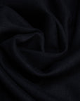 Luca - S Natural Pure 100% Linen Wrinkled Fabric Black Color - Luca - S Yarns