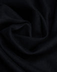 Luca - S Natural Pure 100% Linen Wrinkled Fabric Black Color - Luca - S Yarns