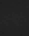 Luca - S Natural Pure 100% Linen Wrinkled Fabric Black Color - Luca - S Yarns
