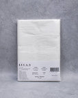 Luca - S Natural Pure 100% Linen Wrinkled Fabric Natural White Color - Luca - S Yarns