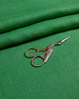 Luca - S Pure Natural 100% Linen Soft Fabric Grass Green Color - Luca - S Yarns