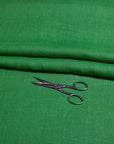 Luca - S Pure Natural 100% Linen Soft Fabric Grass Green Color - Luca - S Yarns