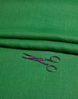 Luca - S Pure Natural 100% Linen Soft Fabric Grass Green Color - Luca - S Yarns