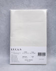Luca - S Pure Natural 100% Linen Soft Fabric Natural White Color - Luca - S Yarns