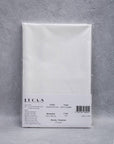 Luca - S Pure Natural 100% Linen Soft Fabric White Color - Luca - S Yarns