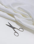 Luca - S Pure Natural Linen Wrinkled Fabric Chalk Color - Luca - S Yarns