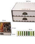 Organizer Box 2 Luca - S Mouline 520 colors, OL - 02 - Luca - S Yarns